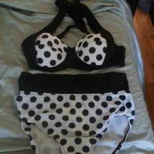 Retro high waisted bikini