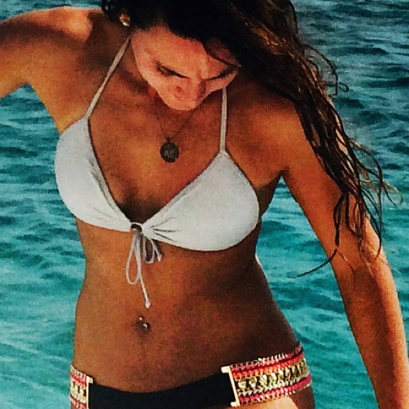 White body glove bathing suit top