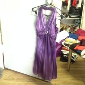 Purple dressy dress