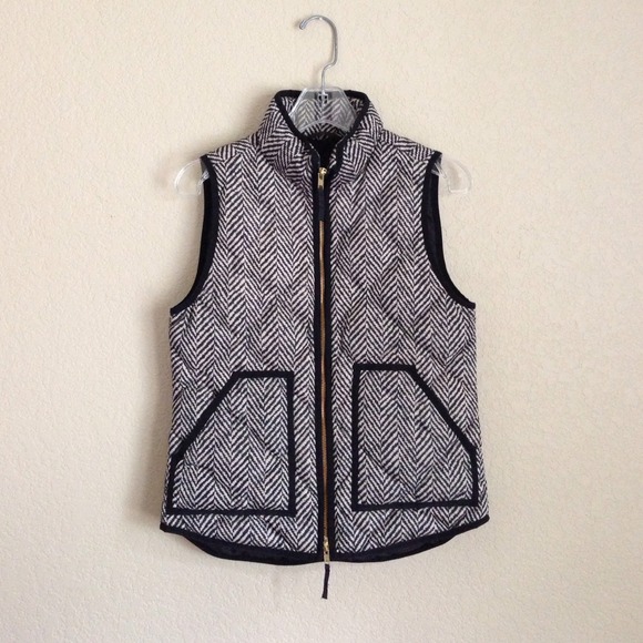J. Crew Outerwear - J Crew RETAIL Herringbone Vest