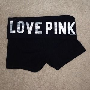 VS Pink Yoga Shorts