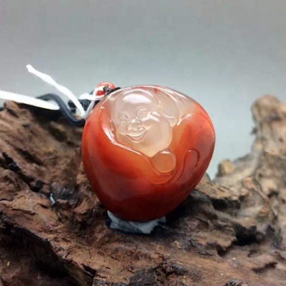 💥 Maitreya Buddha Agate Pendate💥 - Picture 1 of 3