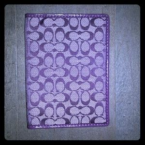 Coach Passport Case