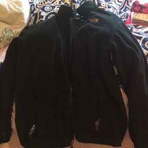 Black North face jacket! Perfect for fall!