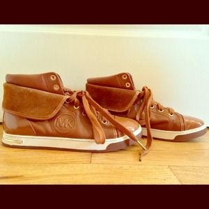 Michael Kors Women's Urban Folded High Top Sneaker