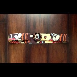 Anthropologie Floral Fabric Belt