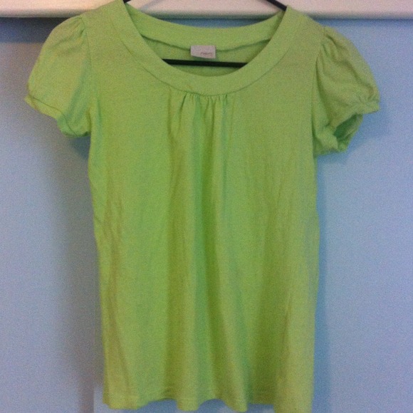 Basic lime-green top