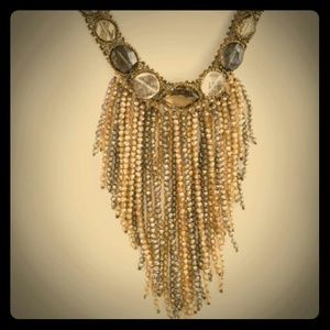 Unique Beaded Statement Necklace