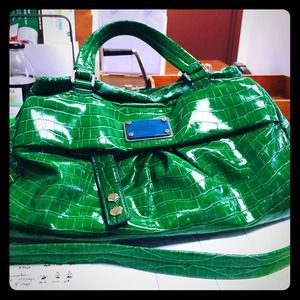 Marc by Marc Jacobs Croc of Q Remy Electric Green