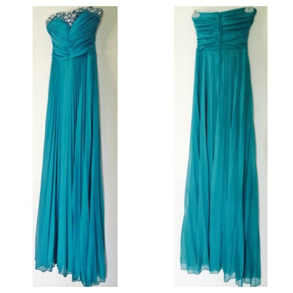NEW Aqua blue formal dress