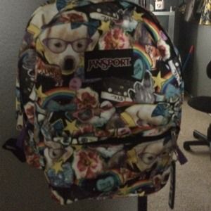 **REDUCED** jansport random cat