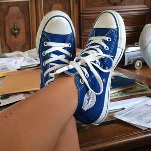 Royal Blue High Top Coverse