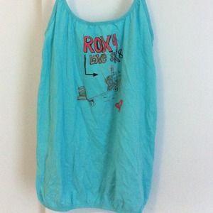 Roxy 'love sk8' light blue spaghetti-strap top