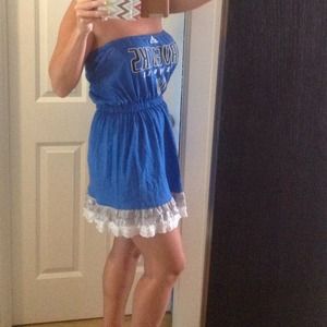 Sexy Dallas Mavericks strapless mini!