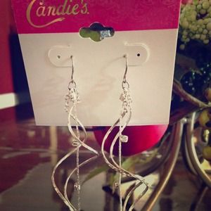 Candies long dangling earrings