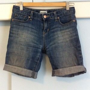 Denim shorts