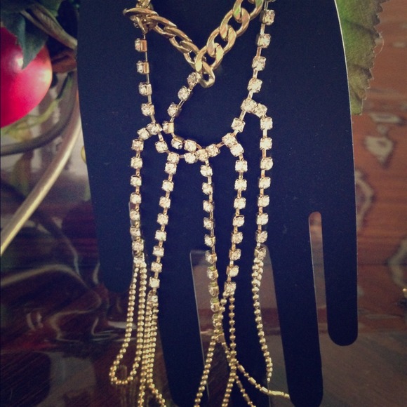 Boho hand chain bracelet