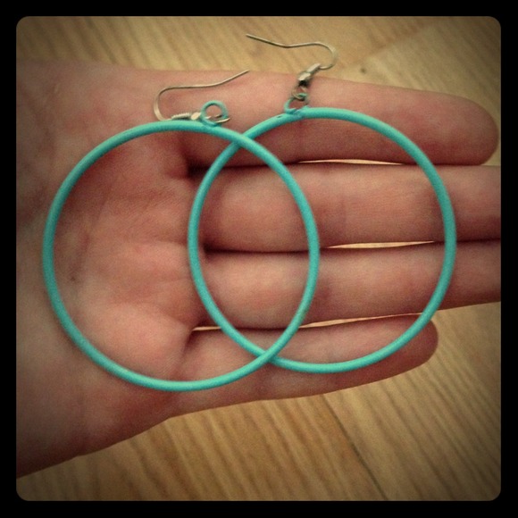 Medium/large sized hoop earrings