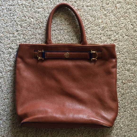 Tory Burch sienna brown horsebit purse - Picture 2 of 4