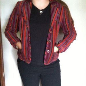 Cute striped colorful jacket made by Anthracite.