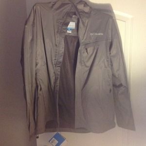 Mens Columbia rain coat