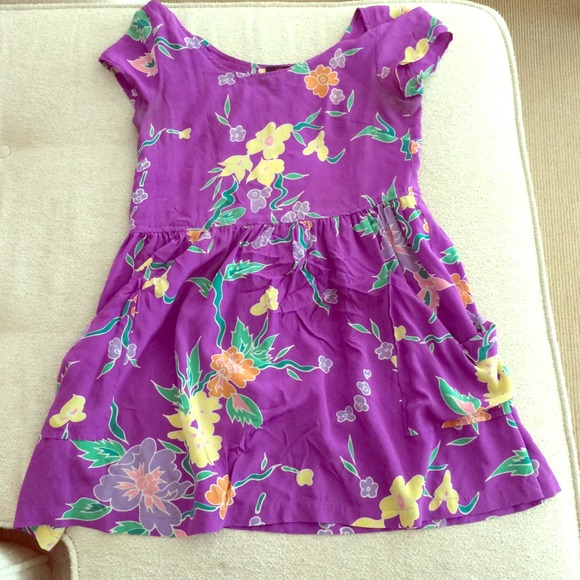 Printed silk dress