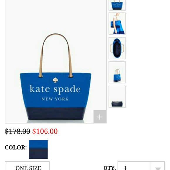 Kate spade azul