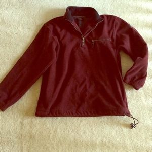 Men's Burgundy IZOD Fleece