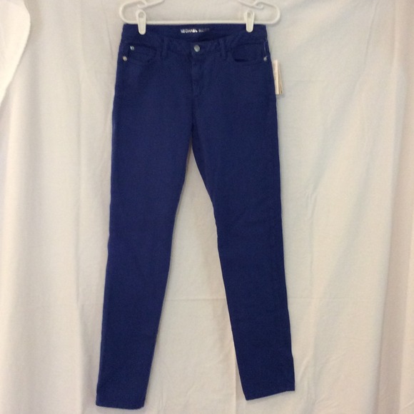 MICHAEL KORS SKINNY LEG COBALT JEANS/PANTS NWT 6