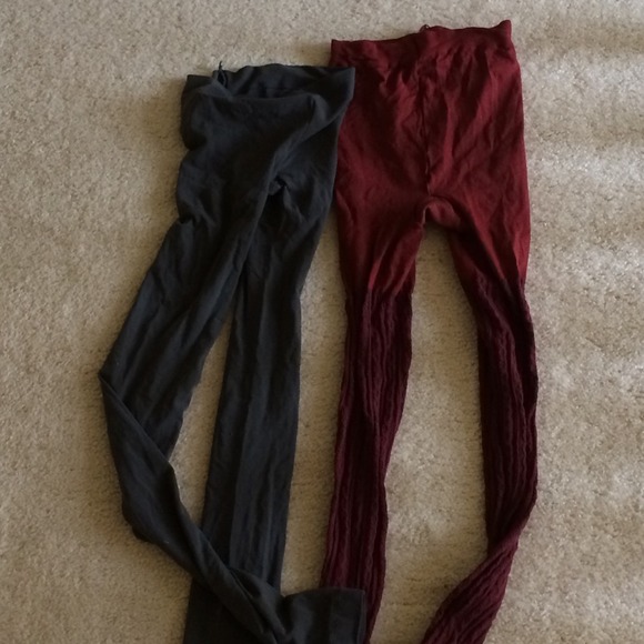 Maroon Tights