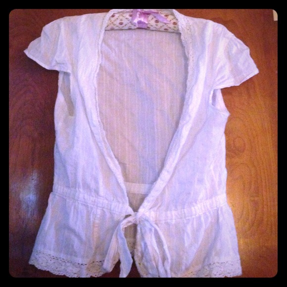 Short sleeve cover up