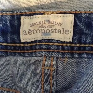 Jeans Bootcut Femme Aeropostale Chelsea Délavé - Taille 3/4 - Denim Stretch - Occasion Très Bon état