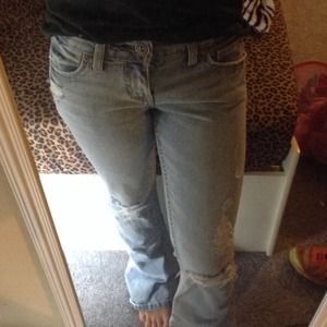 Aeropostale hailey skinny flare jeans size 1/2 reg