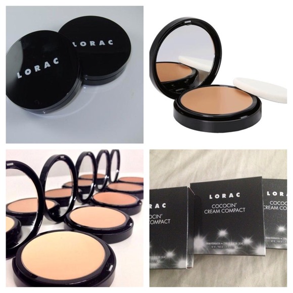 Authentic LORAC Cococin cream compact foundation.