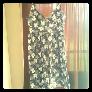 Black & White Floral Dress