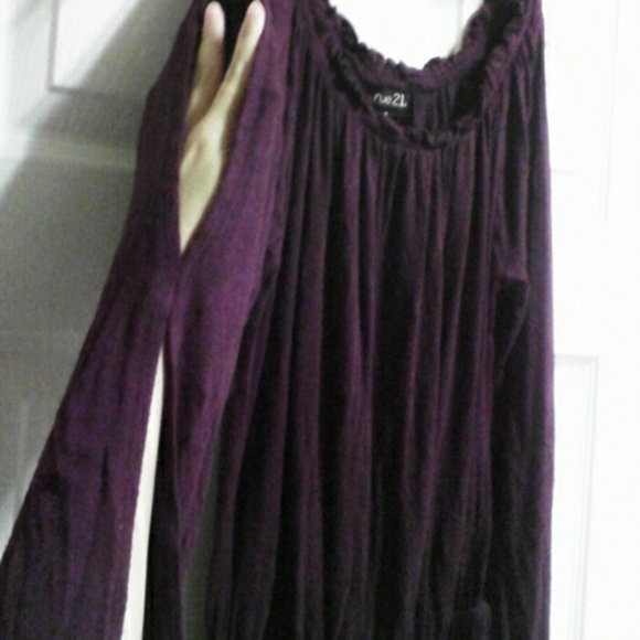 Purple Boho top - Picture 2 of 3