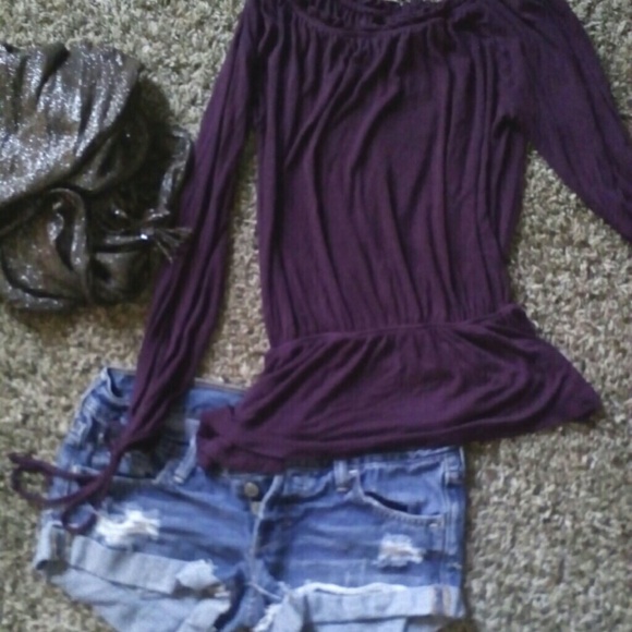 Purple Boho top - Picture 3 of 3