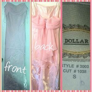 Light pink prom dress