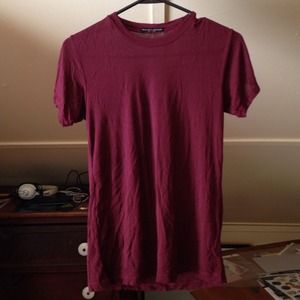 ❌TRADED🐙 Maroon Brandy Melville tee