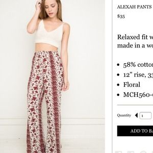 Brandy Melville Alexah pants 🅿️🅿️ only