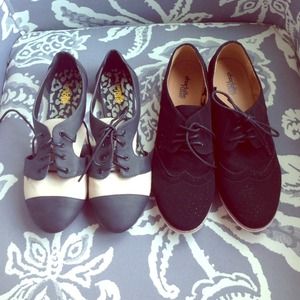 BUNDLE: 2 Pairs of Charlotte Russe Oxford Shoes