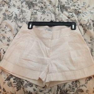 Bebe white shorts size 6