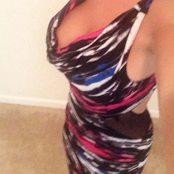 *bundled** Sexy multicolored Bebe dress