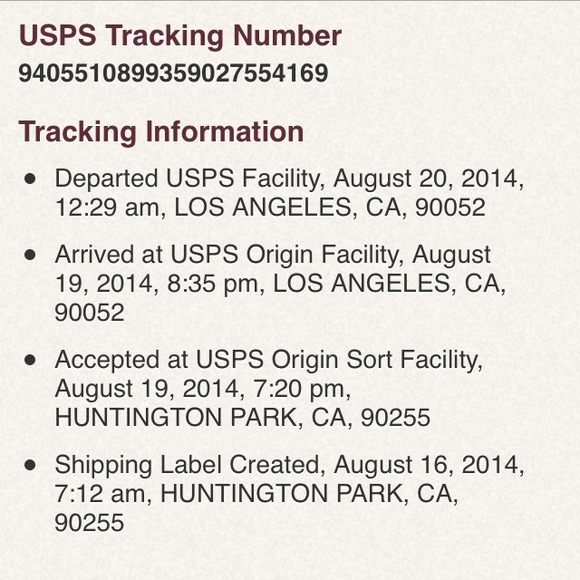 Looking for my package