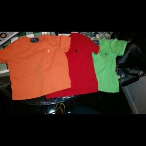 3 Ralph Lauren Polo Tshirts