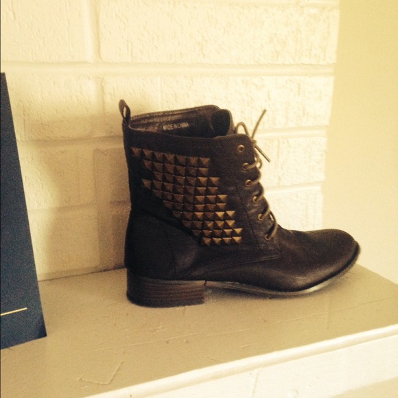Brown Booties with Studs Traded in a Bundle