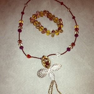 Necklet and bracelet