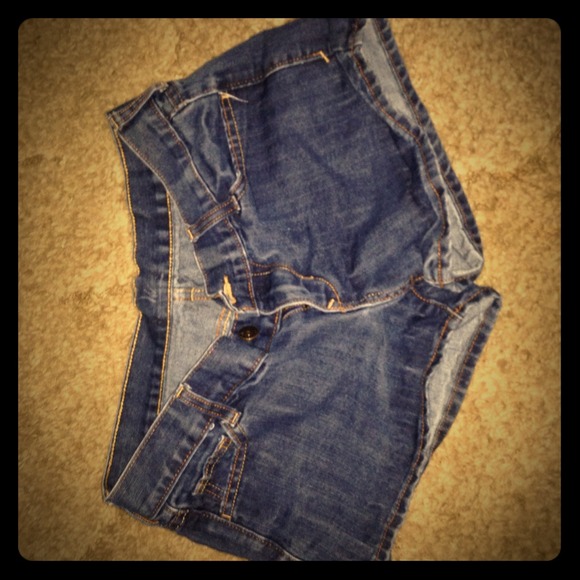 Denim shorts