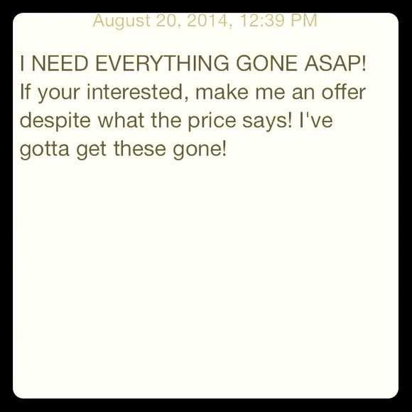 Pick any thing you want and make me an offer!