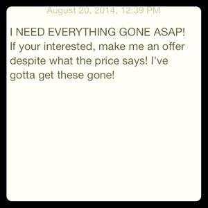 Pick any thing you want and make me an offer!